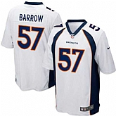 Nike Men & Women & Youth Broncos #57 Barrow White Team Color Game Jersey,baseball caps,new era cap wholesale,wholesale hats
